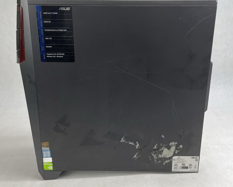 ASUS G11CD Intel i5-6400 2.70 GHz NVIDIA GeForce GTX 950 8 GB RAM No HDD No OS