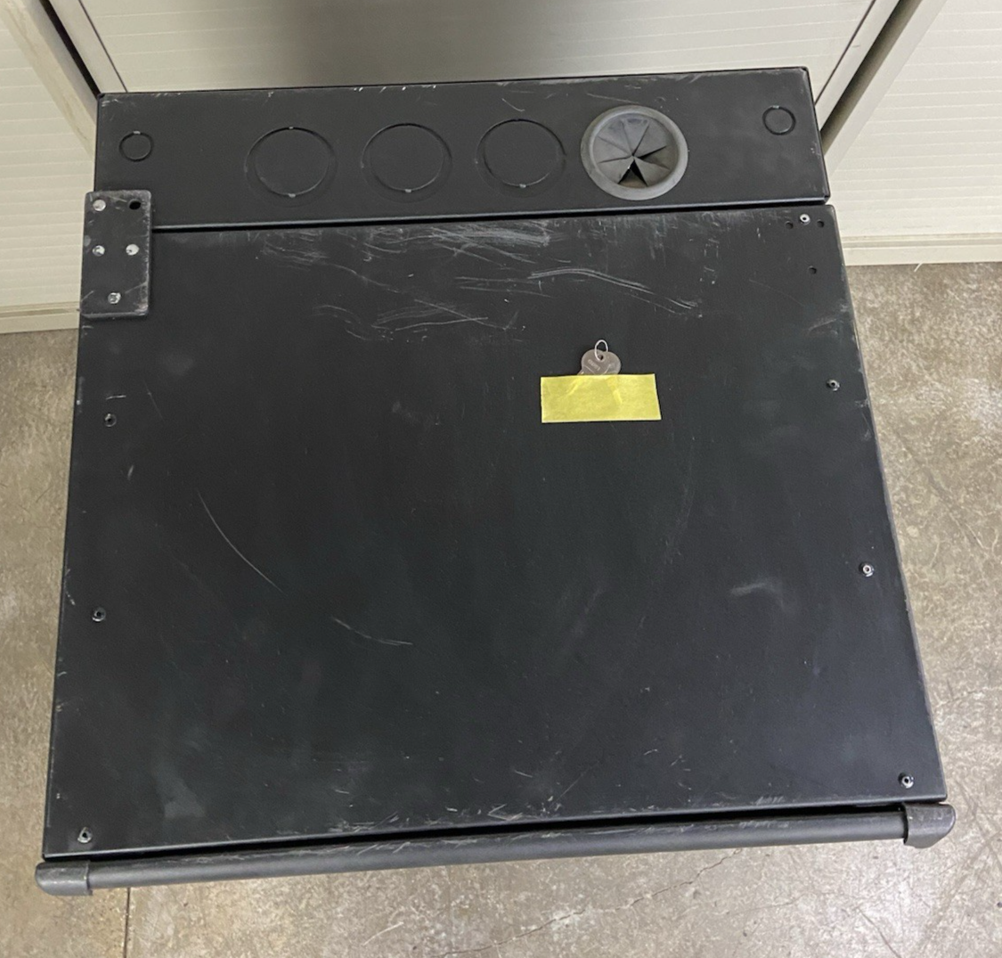 CPI Chatsworth 11840-736 Black Cube-it Wall Cabinet H36" X W24" X D24" With Keys