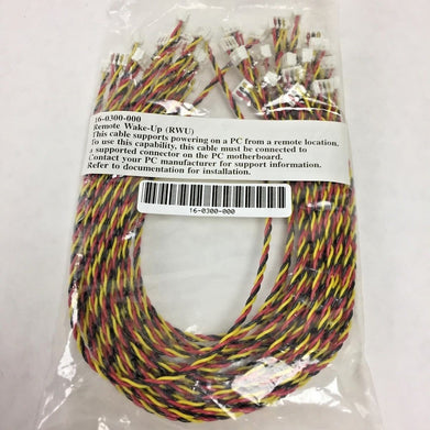 Remote Wakeup Call Cables 2 Inch 16-0300-000 RWU 3-Pin (Lot of 21)