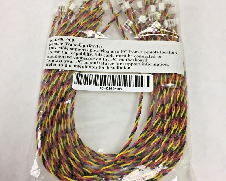 Remote Wakeup Call Cables 2 Inch 16-0300-000 RWU 3-Pin (Lot of 21)
