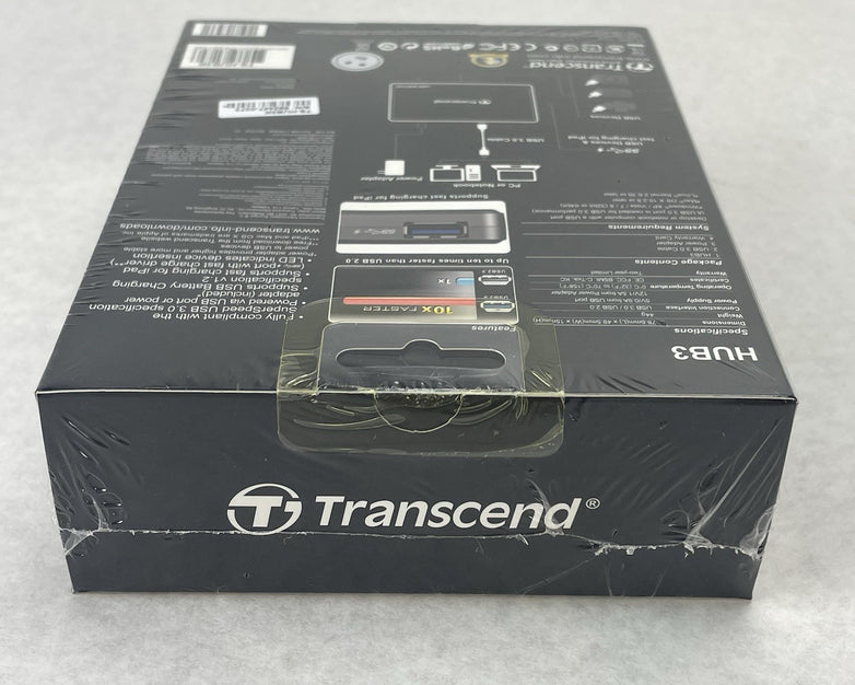 Transcend TS-HUB3K  USB 3.0 4-Port Hub Black