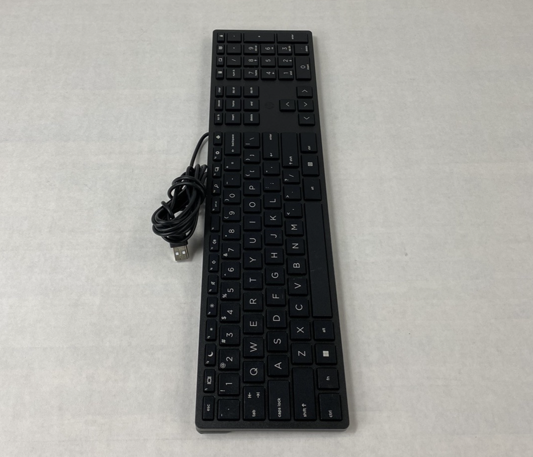 Lot of 2 HP 320K TPA-D002K Wired Desktop USB Keyboard Tested