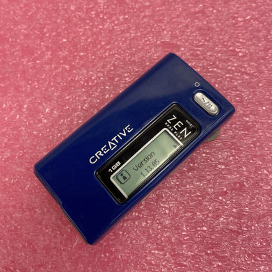 Creative Labs ZEN Nano Plus 1GB Blue MP3 Radio Memo Recorder DAP-FL0018