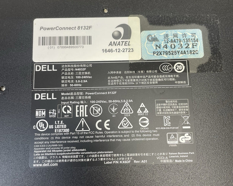 Dell 5KGDH 24-Port SFP+ 10Gb Switch Power
