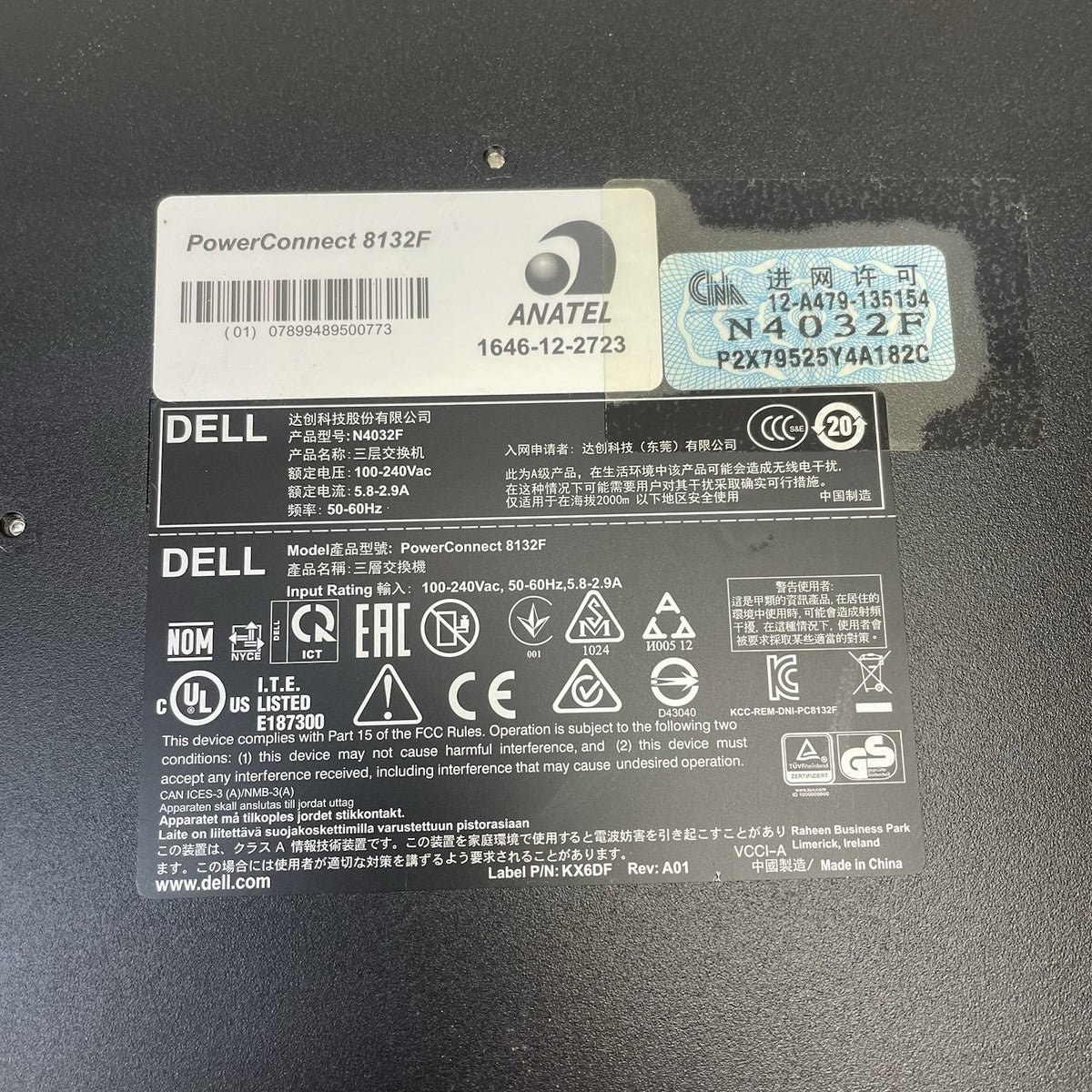 Dell 5KGDH 24-Port SFP+ 10Gb Switch Power14