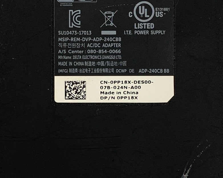 Dell DA240PM180 240W 19.5V 12.31A 7.4mm OEM AC Adapter w/ Cord