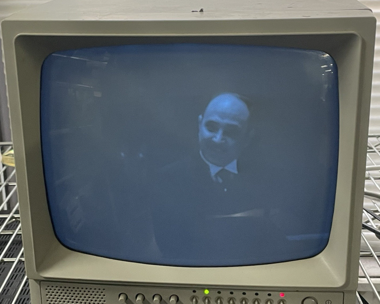 Samsung 12" CRT B/W Observation Security Monitor SSC-12M