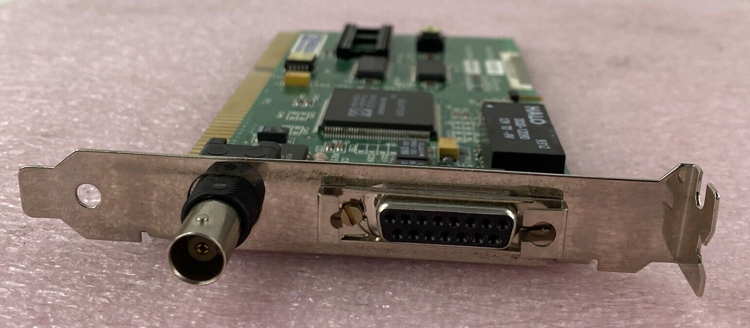 National Semiconductor 990010821-100 ISA Ethernet Adapter UNTESTED