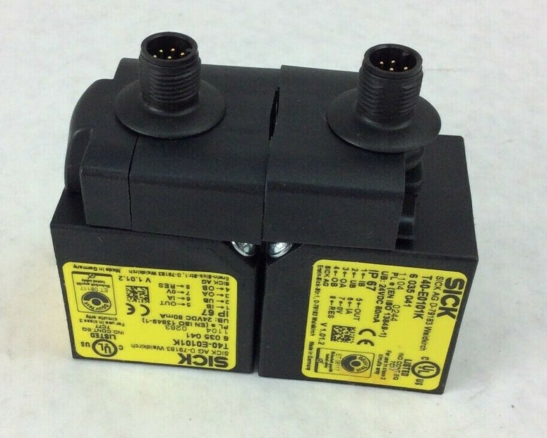 Lot of 2 Sick Safety Switch Electronic Relay T40-E0101K AG D-79183