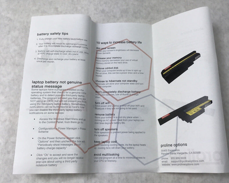 ThinkProline 312-1163-PRO 9 Cell Battery for Dell Latitude (Lot of 3)