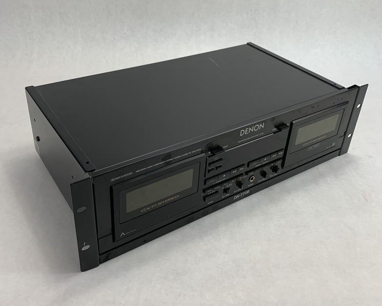 Denon DN-770R Stereo Double Casette Tape Deck - Parts or Repair