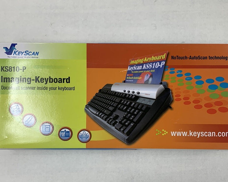KeyScan KS810-P Imaging-Keyboard NoTouch-Autoscan Technology