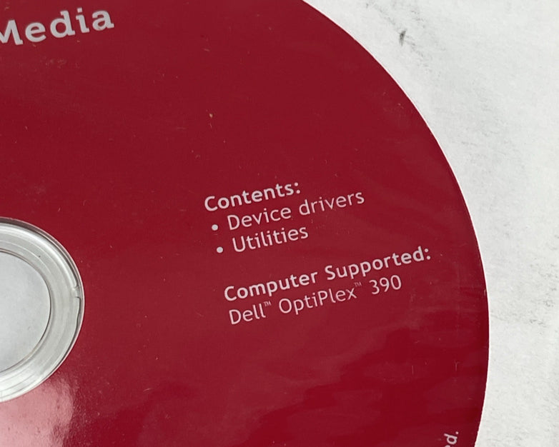 Genuine Dell 0745Y7 TYW3F OptiPlex 390 Resource Media DVD Drivers Utilities