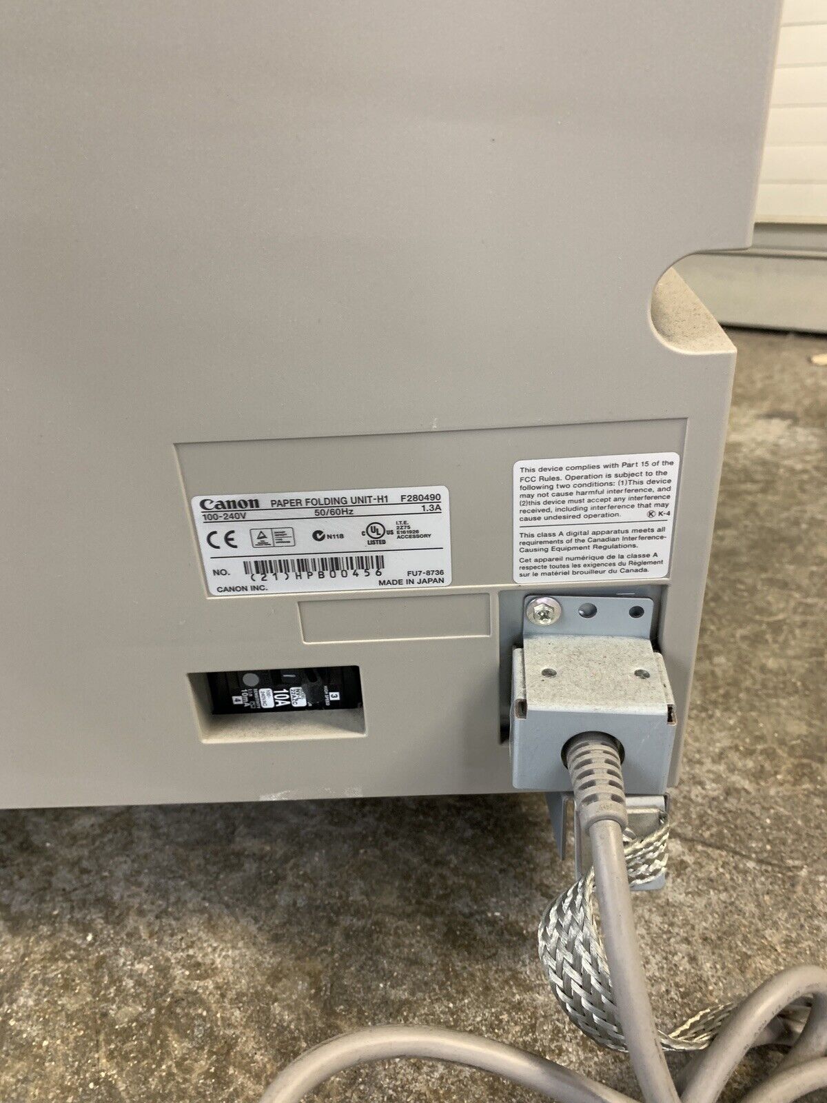 Canon Paper Folding Unit H-1 F280490