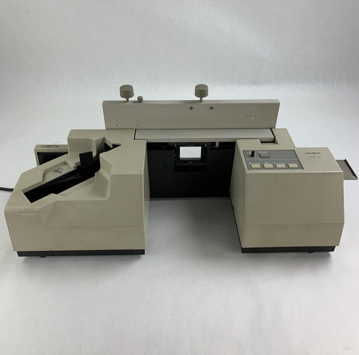 Minolta ACF-2 Microform Scanner Roll Film Carrier W/ Lens from Minolta RP 609Z