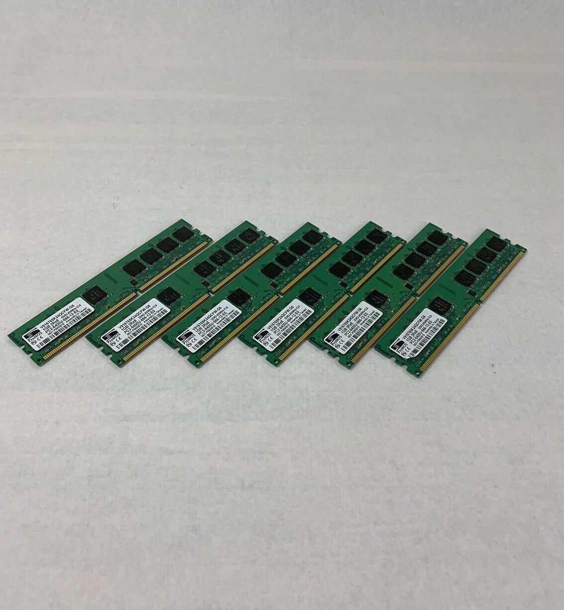 ProMOS 512MB 1Rx8 DDR2-800 PC2-6400 240pin DIMM V916764K24QCFW-G6 (Lot of 6)