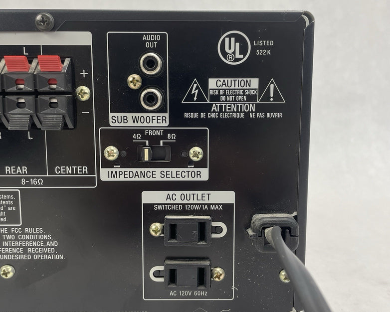 Sony STR-DE475 - Home Theater Digital AV Stereo Receiver 5.1 Channel Tested