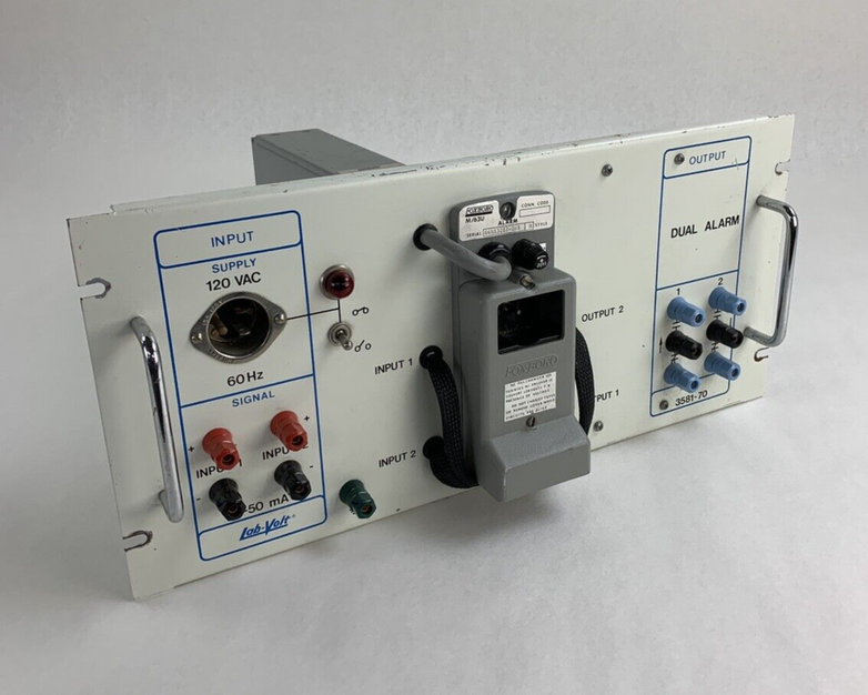 Lab-Volt 3581-70 Industrial Dual Alarm Panel Untested