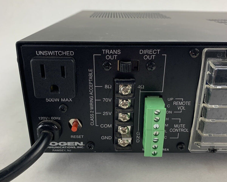 Bogen V150 Power Vector Modular Input AMP 150W Power Tested No Input Card