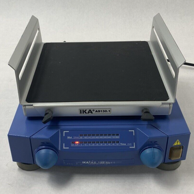 IKA KS 130 B S1 Low Profile Orbital Laboratory Shaker Power Tested No Power Cord