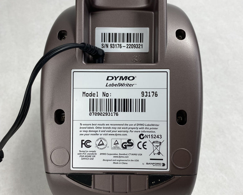 Dymo LabelWriter 93176 400 Turbo USB Thermal Label Printer With Spool and Cables