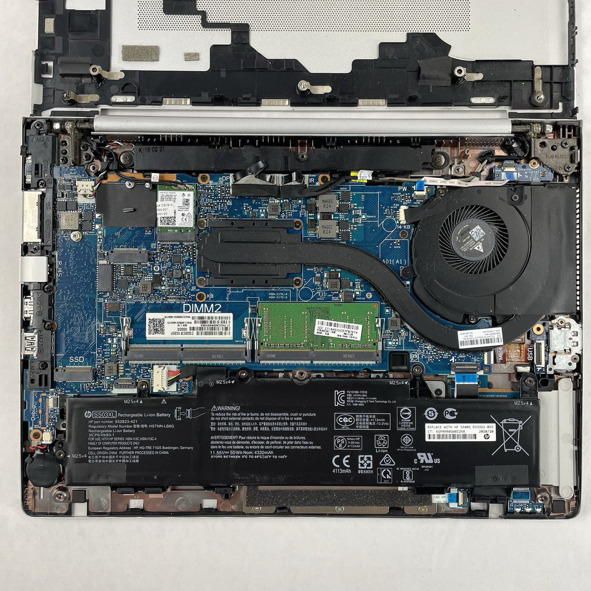 HP mt44 14" Ryzen 3 Pro 2300U 2.00 GHz 4 GB RAM No SSD/OS/AC17
