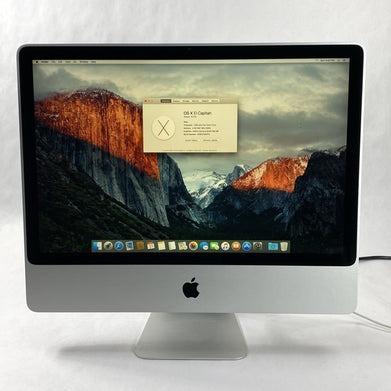Apple A1225 iMac 24" 2009 2.66 GHz Core 2 Duo 4 GB RAM 640 GB HDD macOS 10.11.6