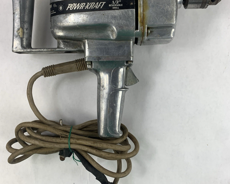 Powr-Kraft TPC-9275A Vintage 1/2" Electric Drill