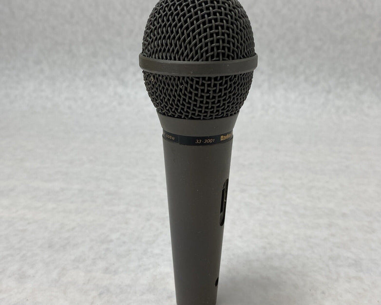 Radio Shack 33-3001 Uni-Directional Dynamic Microphone - Missing On/Off Switch