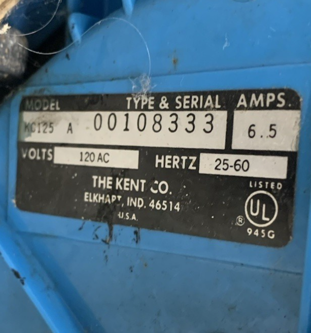 Kent Industrial KC 125 A Commercial Upright Vacuum Cleaner 001083337