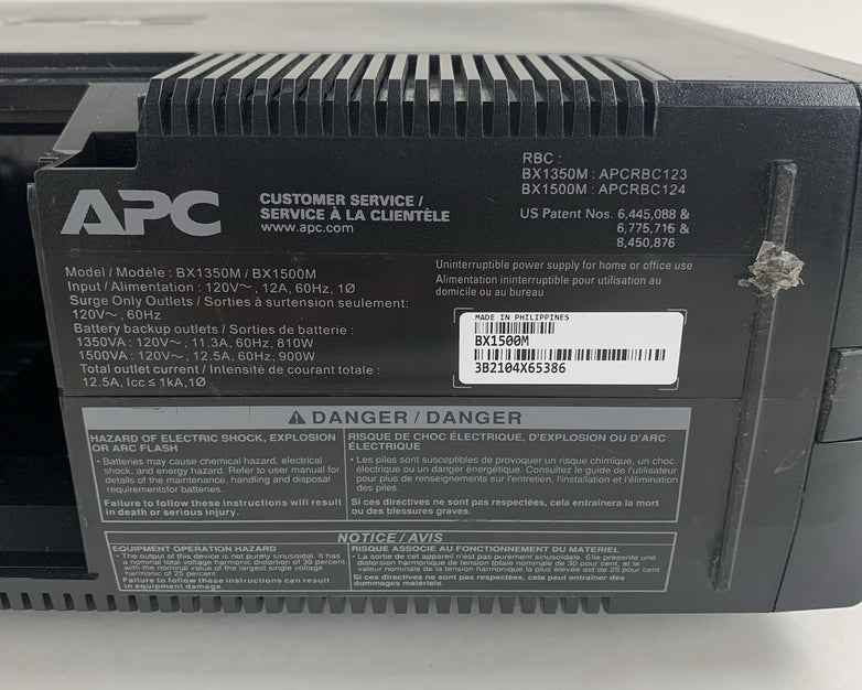 APC BX1500M Back-UPS 1500 1500VA 900W Tested No Batteries