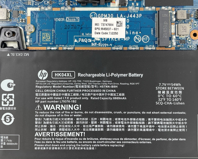 HP EliteBook x360 1030 G8 13.3" i7-1185G7 3.00 GHz 16 GB RAM No SSD/OS/AC