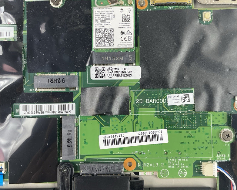 Lenovo ThinkPad X280 12.5" i7-8650U 1.90 GHz 8 GB RAM No SSD/OS/AC - READ