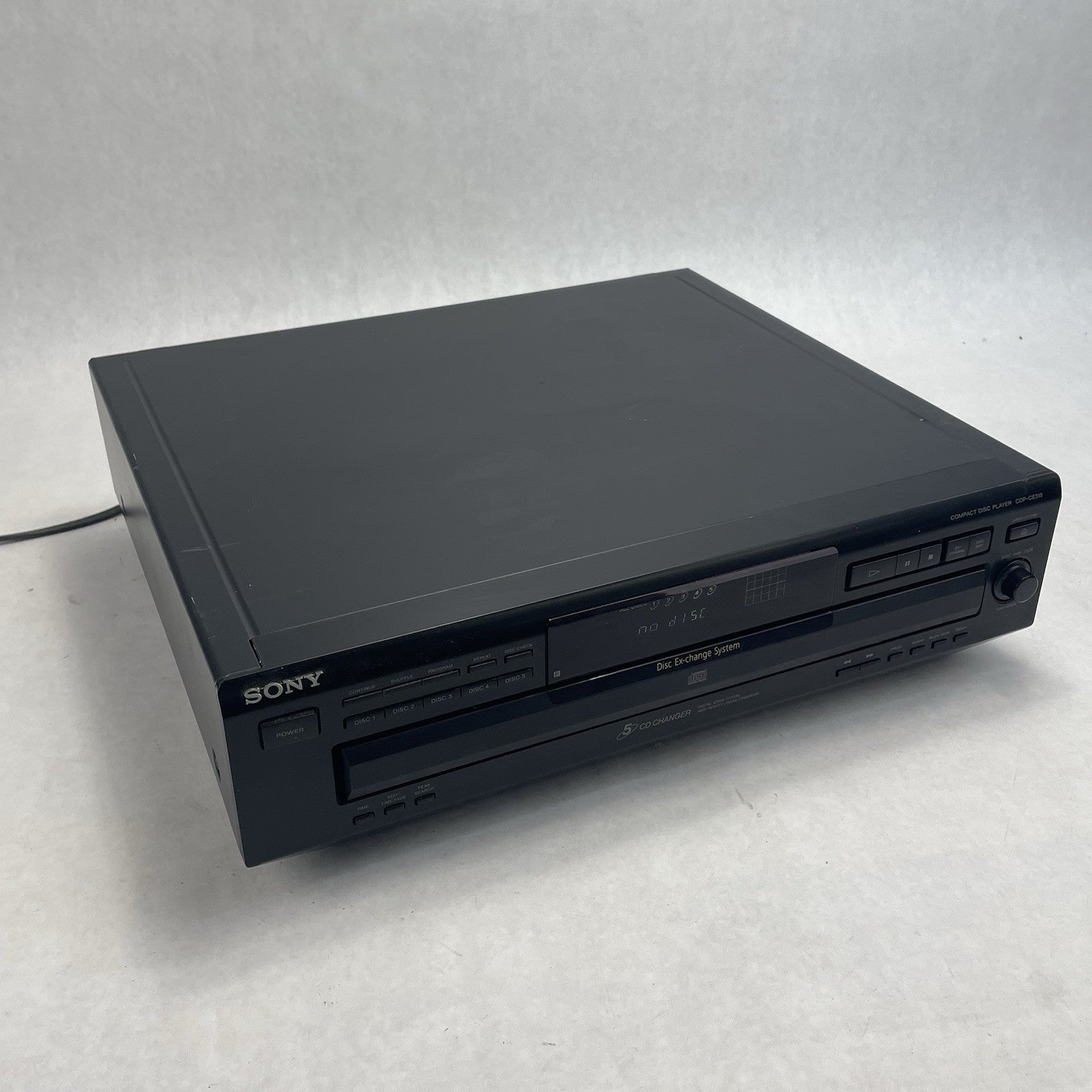 Sony CDP-CE315 5 Disc Changer CD Player Tested0