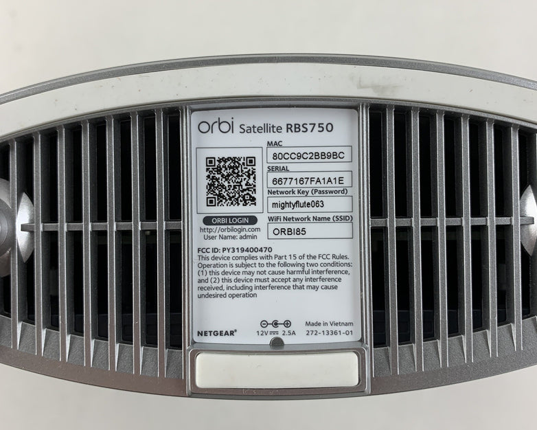 Netgear AX4200 RBK752 Tri-Band Mesh Wi-Fi 6 System White Satellite Router Combo