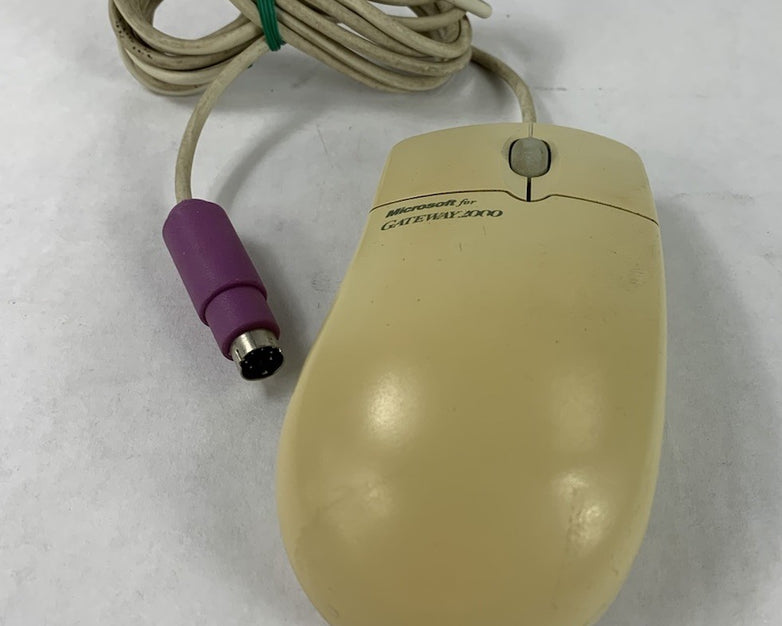 Microsoft Gateway IntelliMouse 97599 1.1A PS/2-Wired Ball Mouse (Lot of 2)