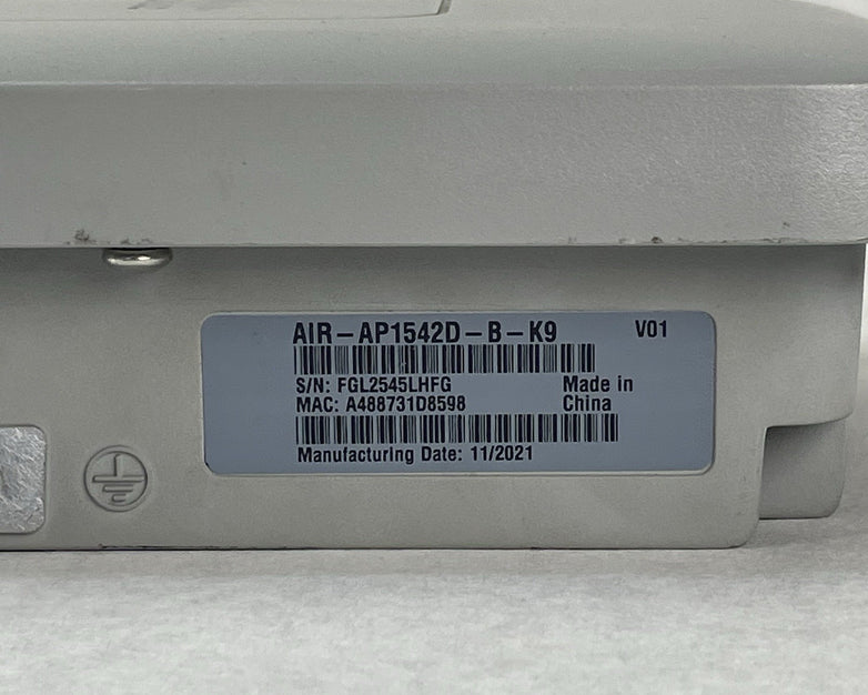 Cisco AIR-AP1542D-B-K9  Aironet Wireless Access Point Point Tested & Reset