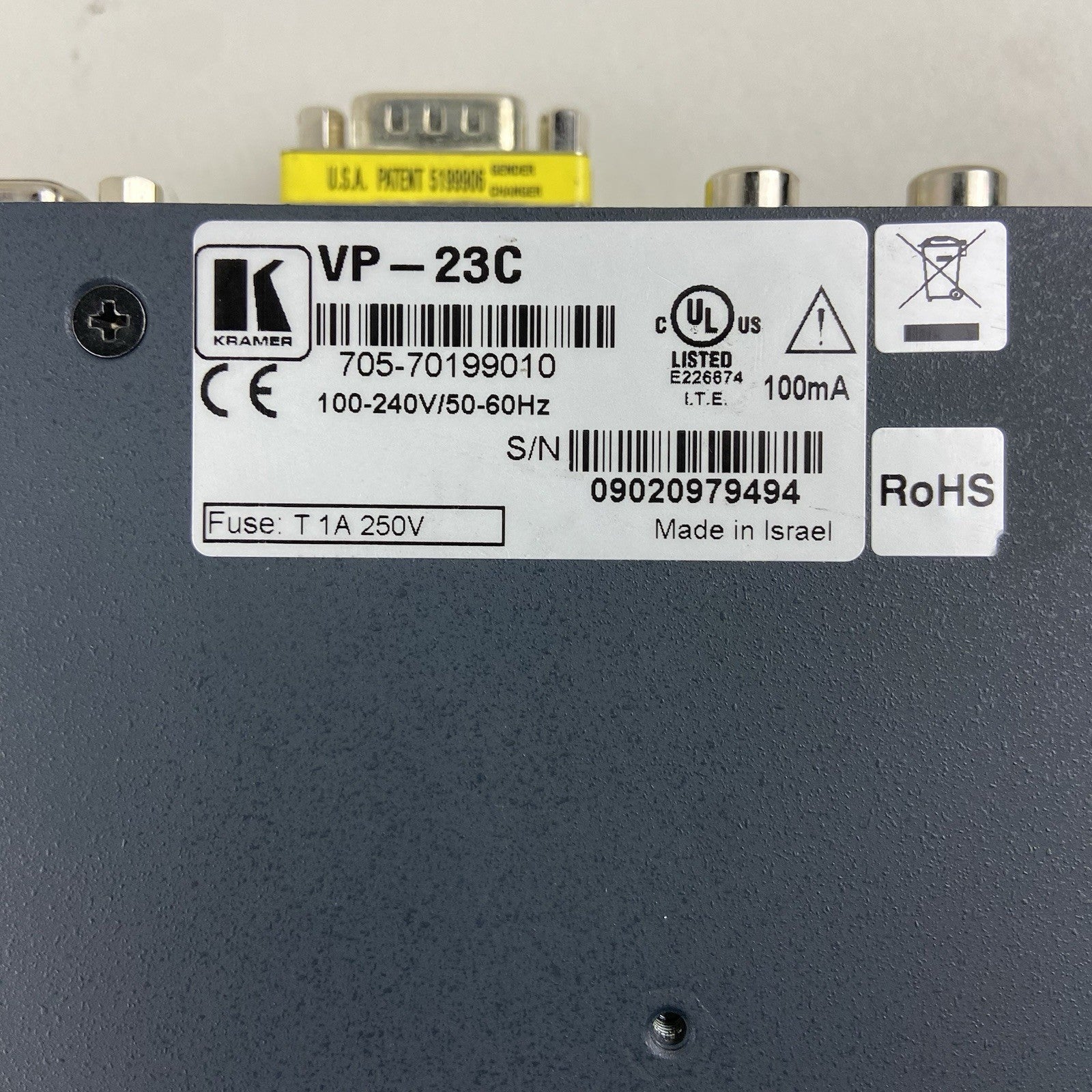 Kramer VP-23C Multi Format Presentation Switcher4