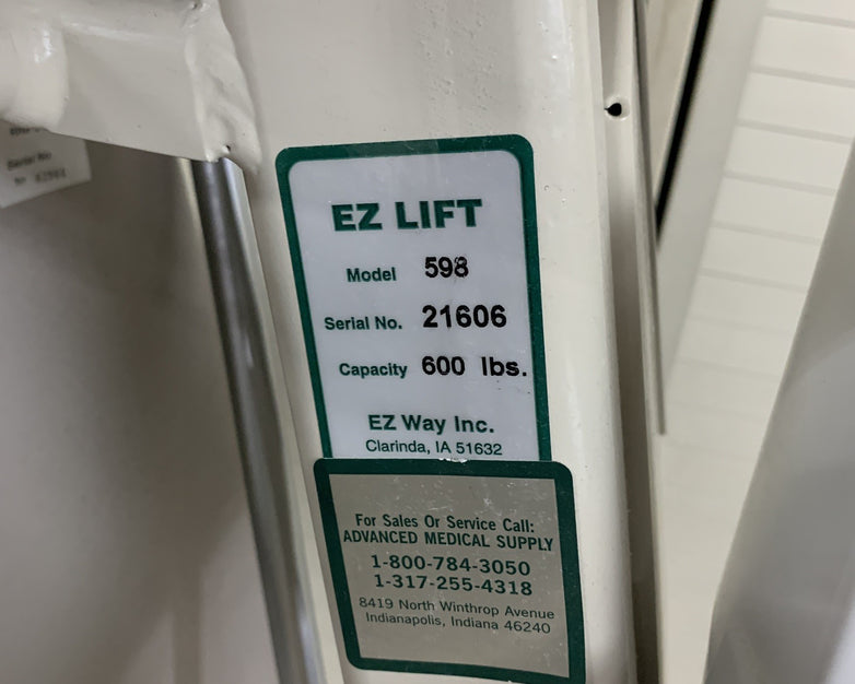 EZ Way 598 EZ Lift Patient Positioner W/ Battery No Charger