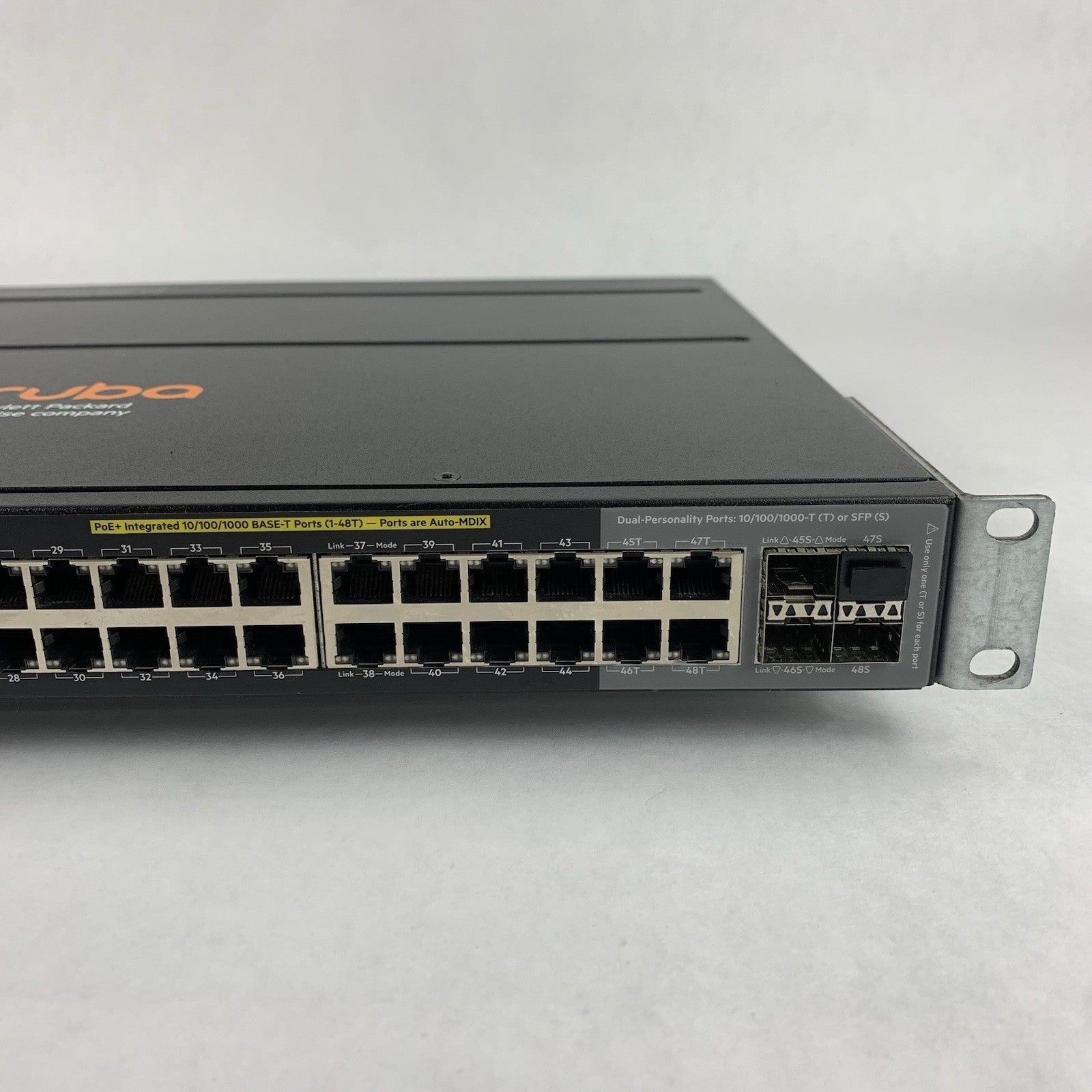 ARUBA J9729A 2920-48G 48 Port Switch W/Rack Ears Tested4