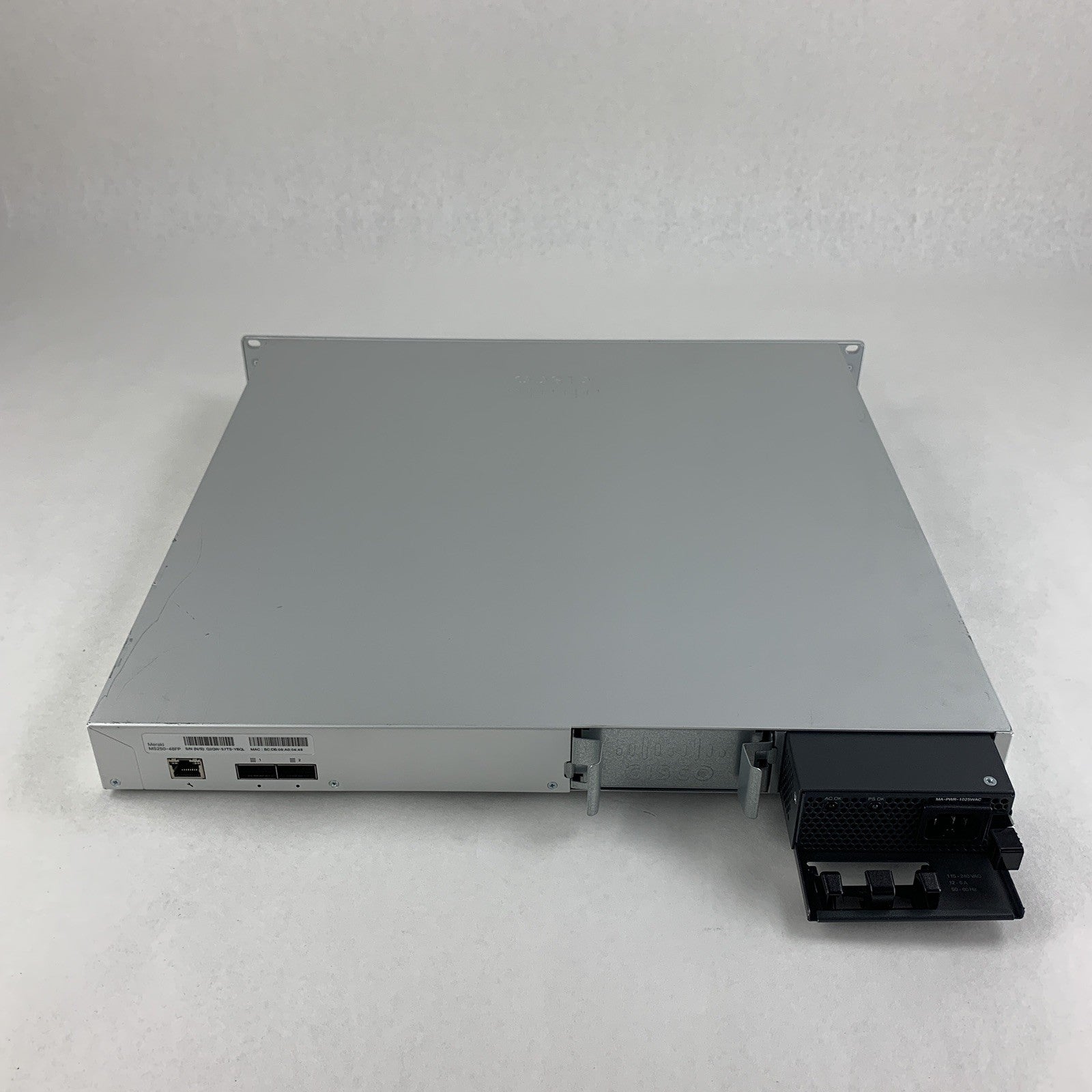 Cisco Meraki MS250-48FP-HW 48 Port Switch Unclaimed Tested Reset