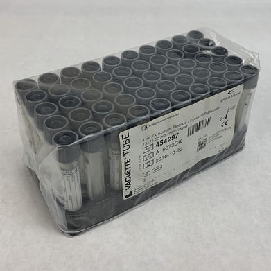 Vacuette 454297 4ml FX Sodium Flouride / Potassium Oxalate 13x75 50pcs Tubes