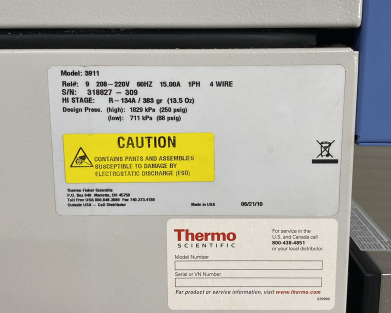 Thermo Scientific 3911 Forma Environmental Chamber