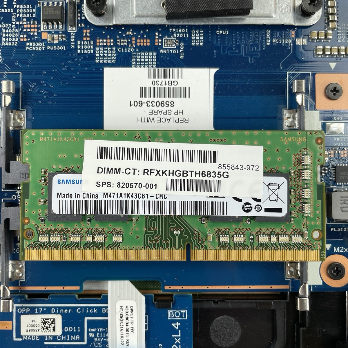 HP 17-x116dx 17.3" i5-7200U 2.50 GHz 8 GB RAM No SSD/OS/AC/Batt - READ18