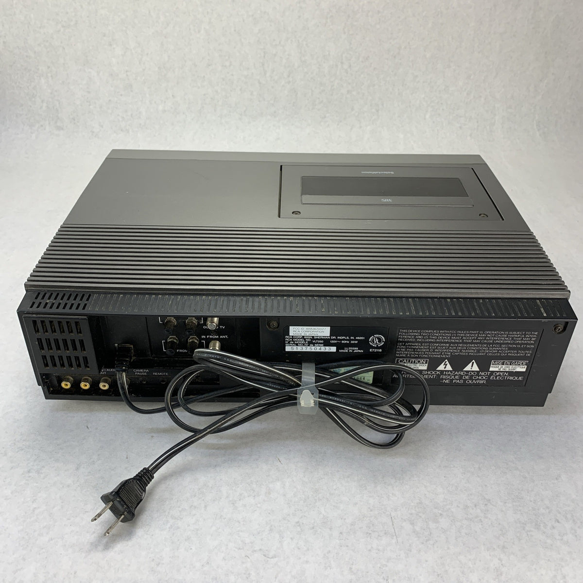RCA SelectaVision VLT250 Top-Loading VHS Video Cassette Recorder - Parts11
