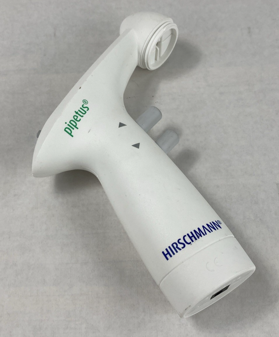 Hirschmann Pipetus Electronic Pipette Missing Head Attachment Untested