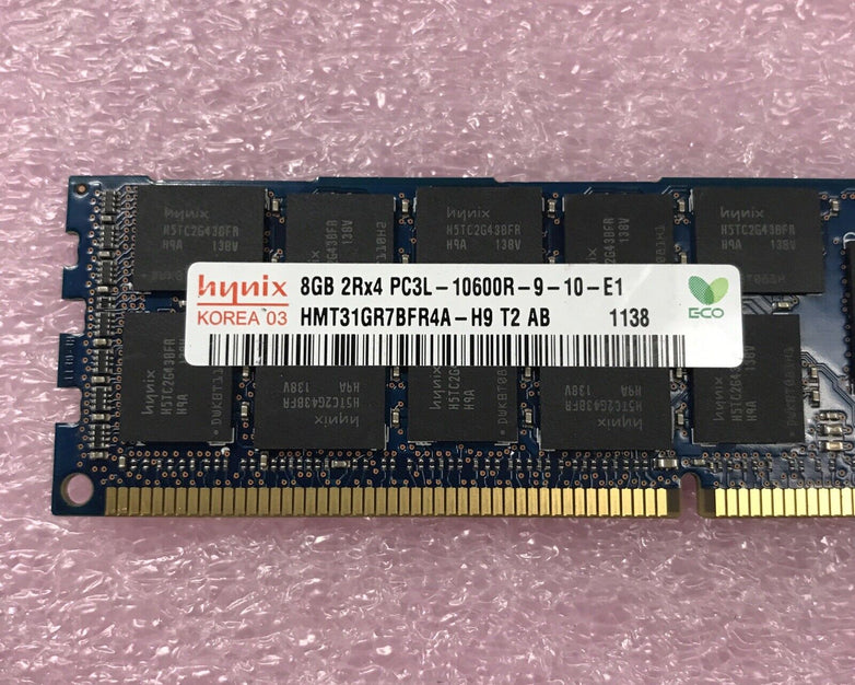 Hynix 48GB 6x8GB 2Rx4 PC3L-10600R-9-10-E1 Ram HMT31GR7BFR4A (Lot of 6)