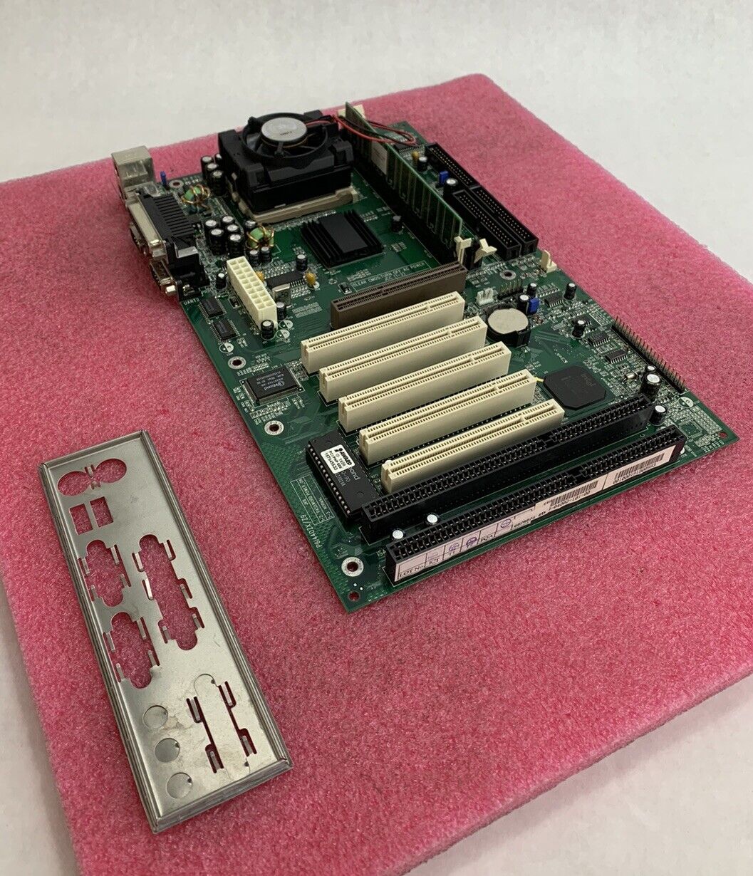 QDI P6I440ZX/Z9 Motherboard Intel Celeron 400MHz 64MB RAM w/ I/O Shield 2x ISA