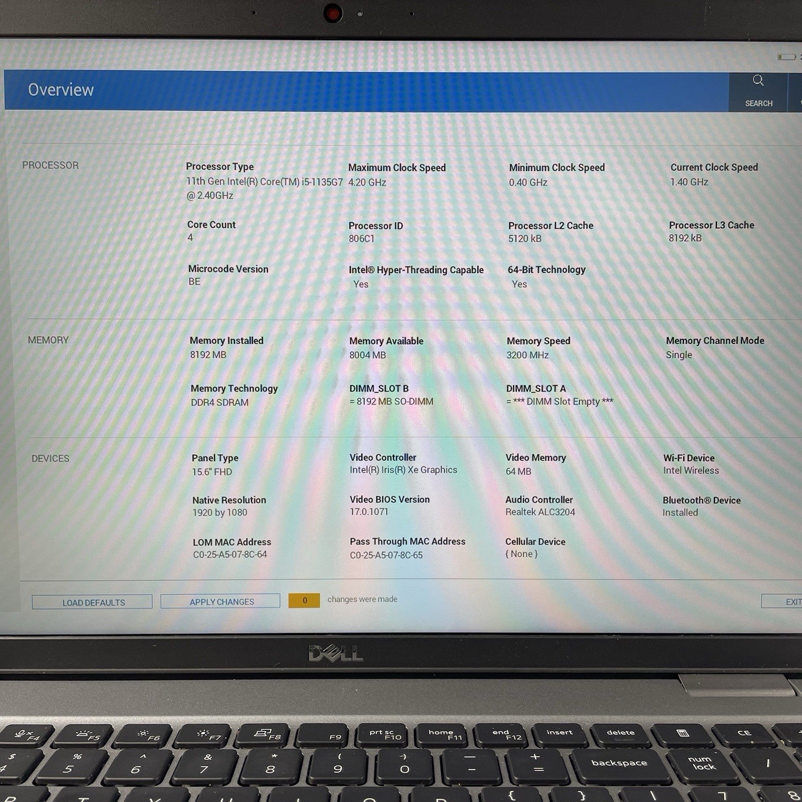 Dell Latitude 5520 15.6" i5-1135G7 2.4GHz 8GB RAM No SSD/OS/AC - Scratched Paint2