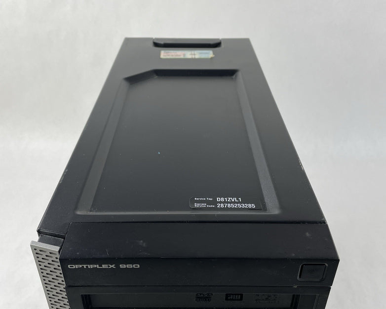 Dell Optiplex 960 MT Core 2 Quad Q9400 2.66 GHz 4 GB RAM No HDD/OS